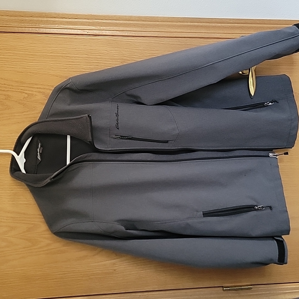 Men's, gray, Eddie Bauer jacket.